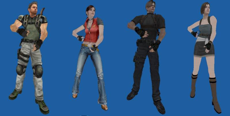 Resident Evil Models Beta 1